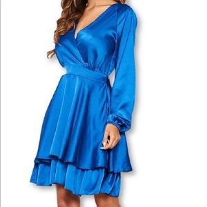 AX Paris
Women's Cobalt Satin Dress